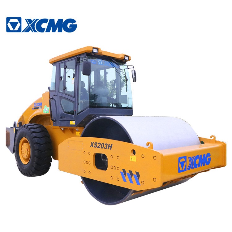 XCMG official 20 ton hydraulic compactor machine XS203H vibratory road roller compactors price